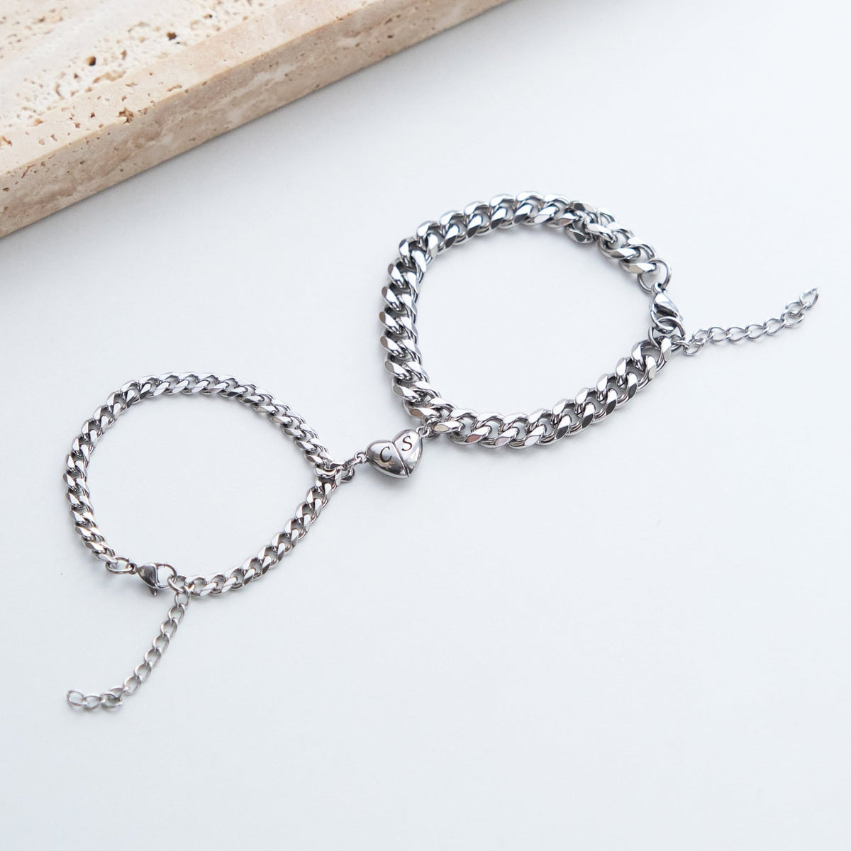 Magnetische Herz Partnerarmbänder - OTANTO