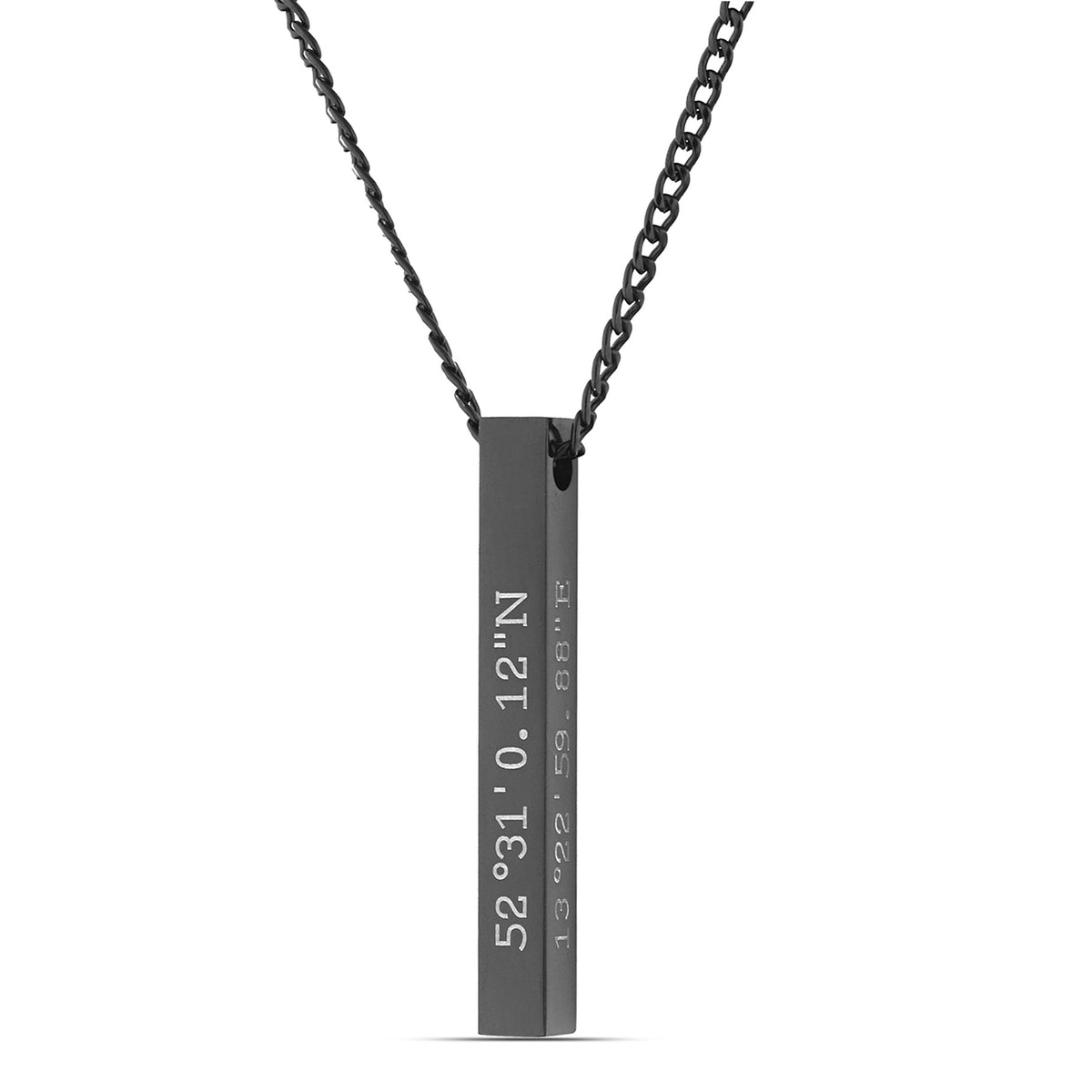 Cuban Chain 3D Säulenkette mit Gravur - OTANTO