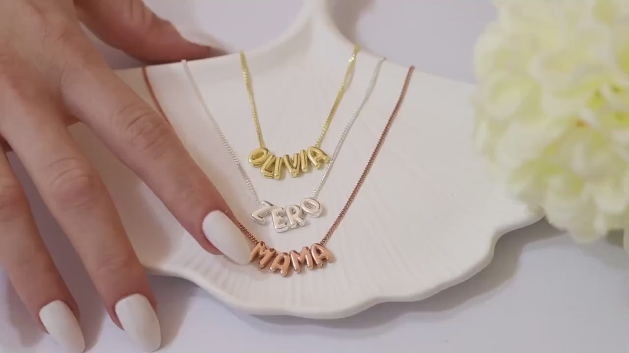 Collana con nome - Variante Bolla