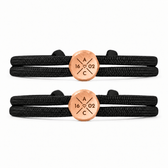 Segeltau Partnerarmband mit Gravur - OTANTO