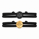 Segeltau Partnerarmband mit Gravur - OTANTO