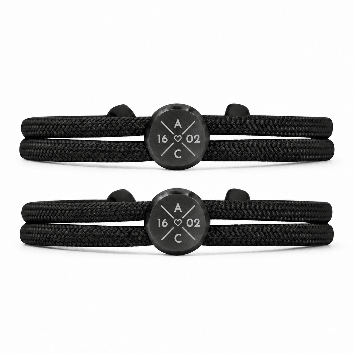 Segeltau Partnerarmband mit Gravur - OTANTO