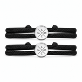 Segeltau Partnerarmband mit Gravur - OTANTO