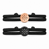 Segeltau Partnerarmband mit Gravur - OTANTO