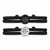 Segeltau Partnerarmband mit Gravur - OTANTO