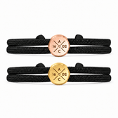 Segeltau Partnerarmband mit Gravur - OTANTO